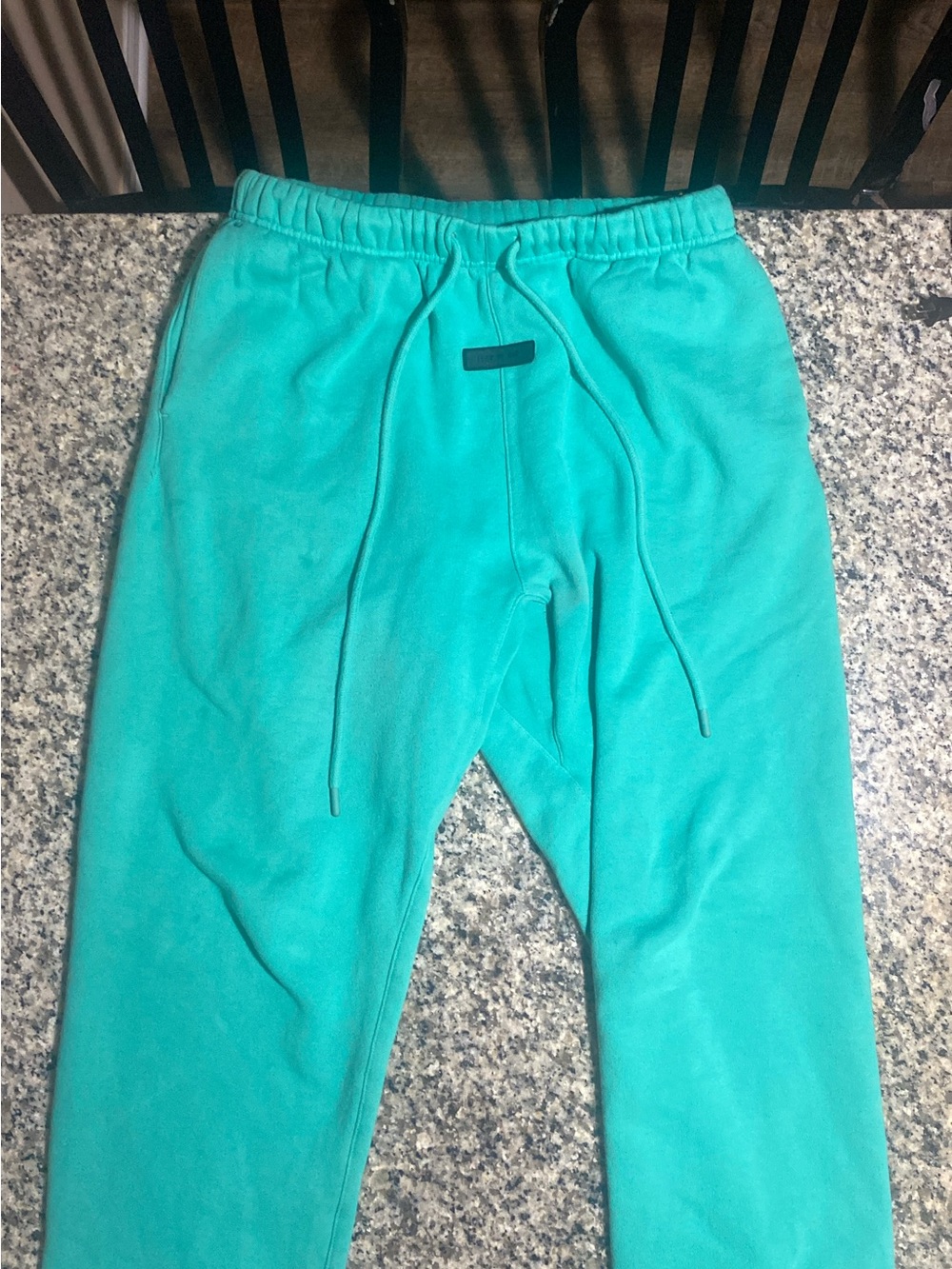 Essentials Teal Fleece Joggers